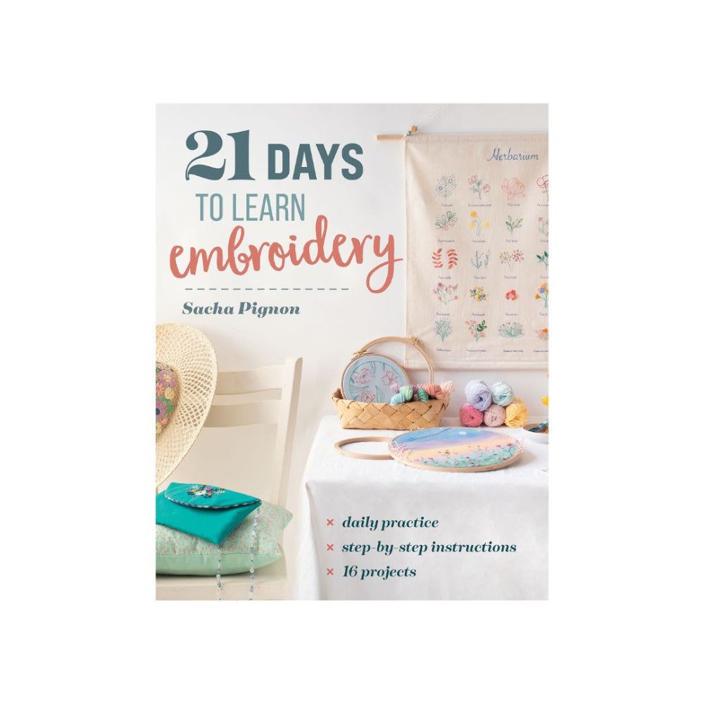 21 Days to Learn Embroidery
