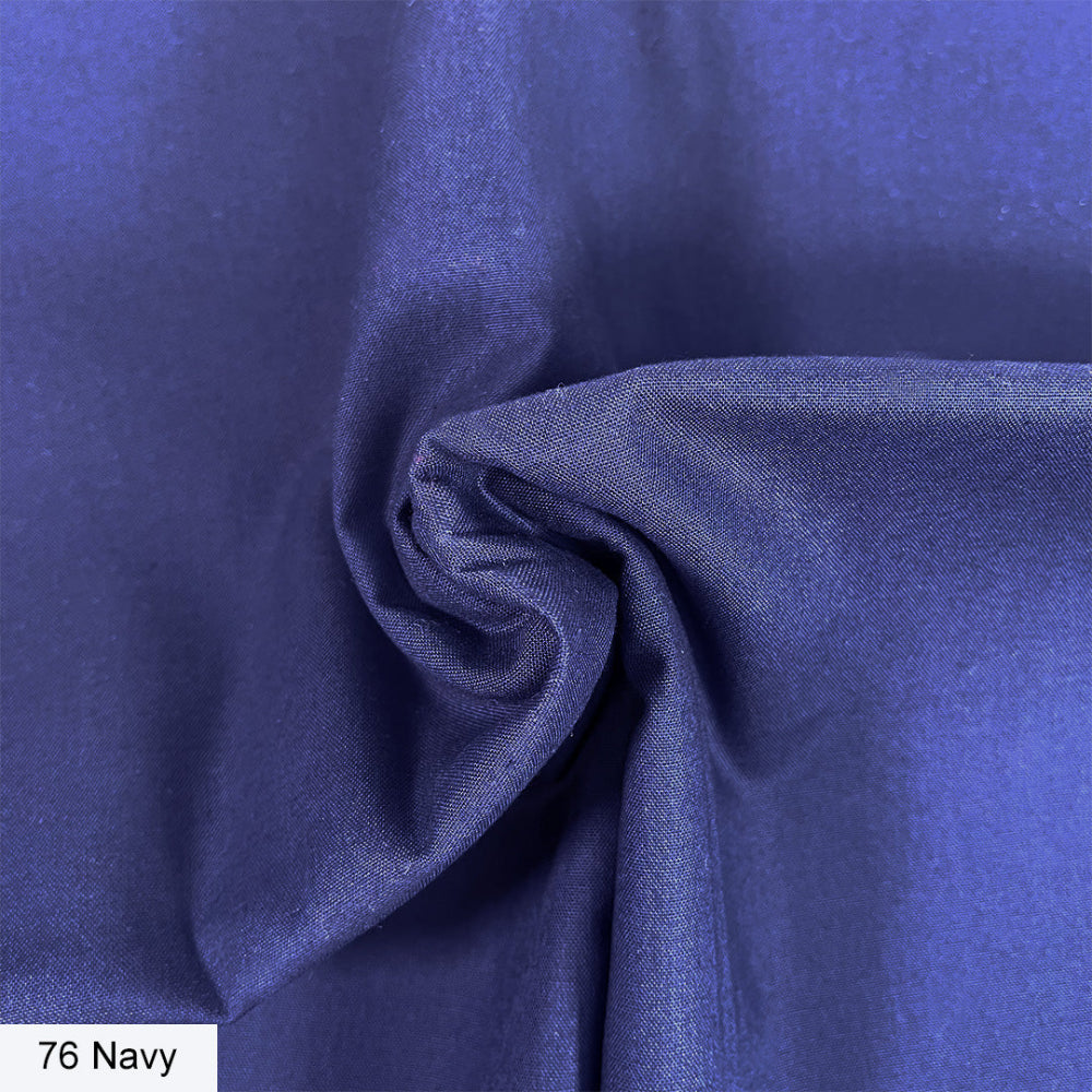 100% Organic Cotton Navy Fabric