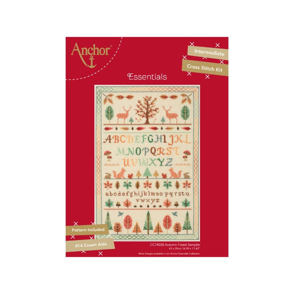 Anchor Autumn Forest Cross Stitch Kit