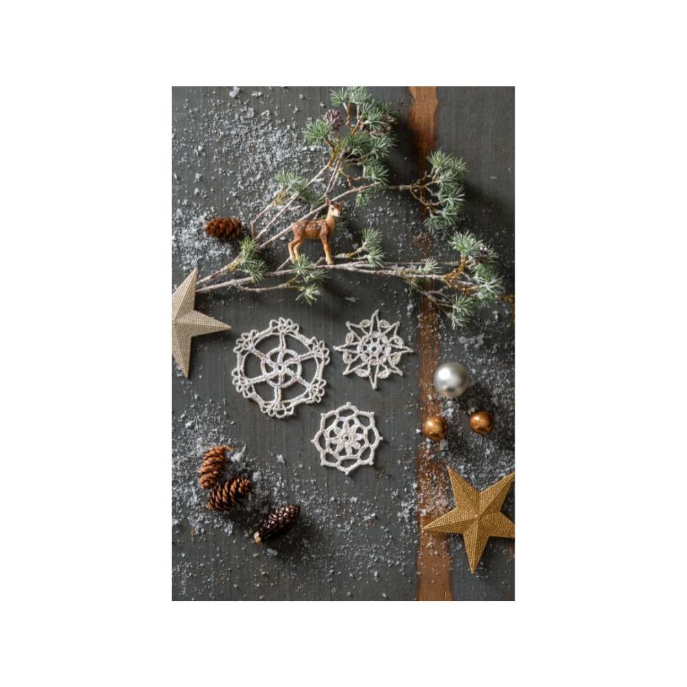 Anchor Crochet Snowflakes Kit White
