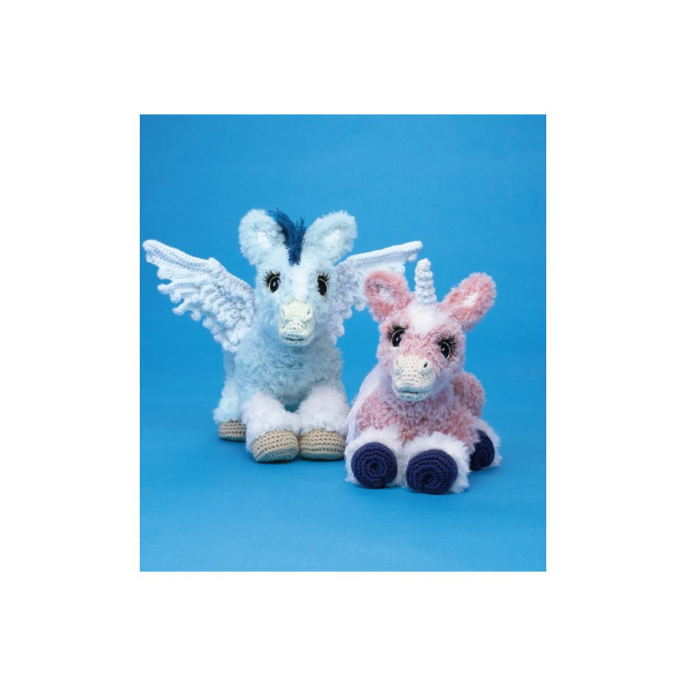 Baby Beasts to Crochet Pegasus and Unicorn Foals