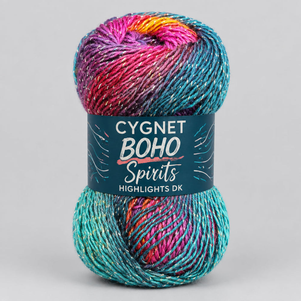 Cygnet Boho Spirits Highlights DK Yarn