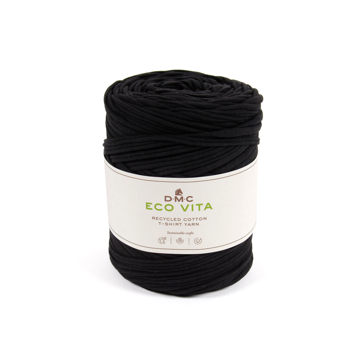 DMC Eco Vita T Shirt Yarn Black