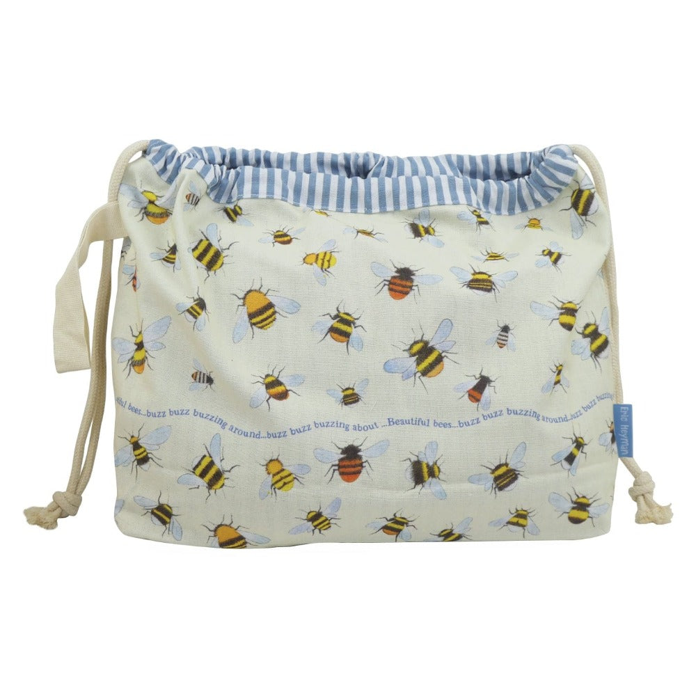 Emma Ball Bees Drawstring Bag