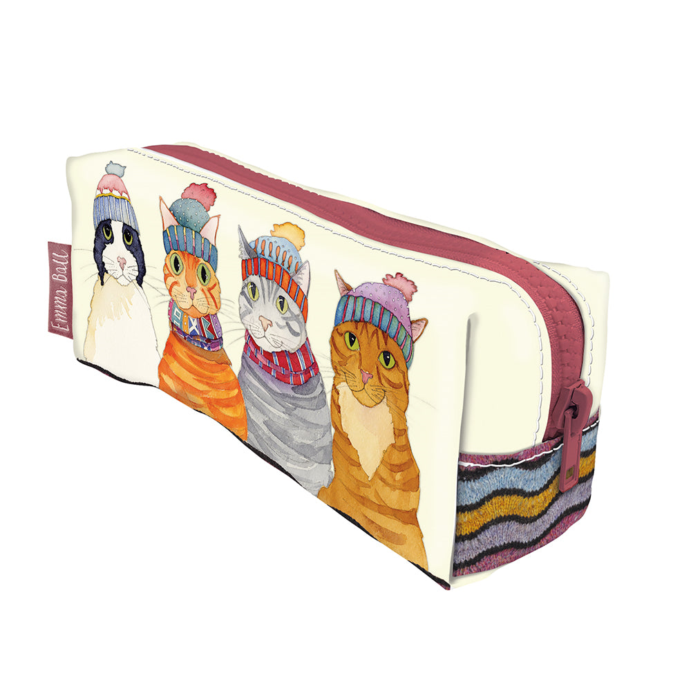 Emma Ball Cats in Hats Pencil Case