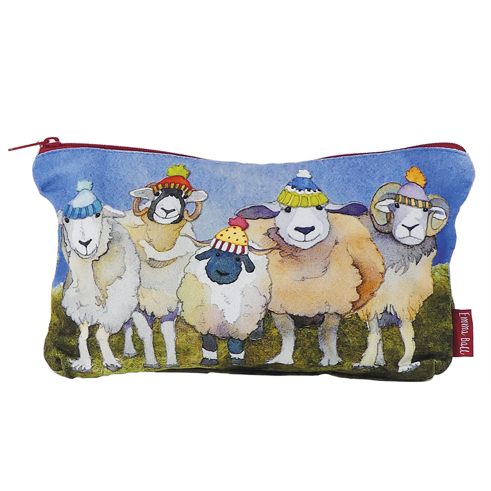 Emma Ball Happy Sheep Zipped Pouch