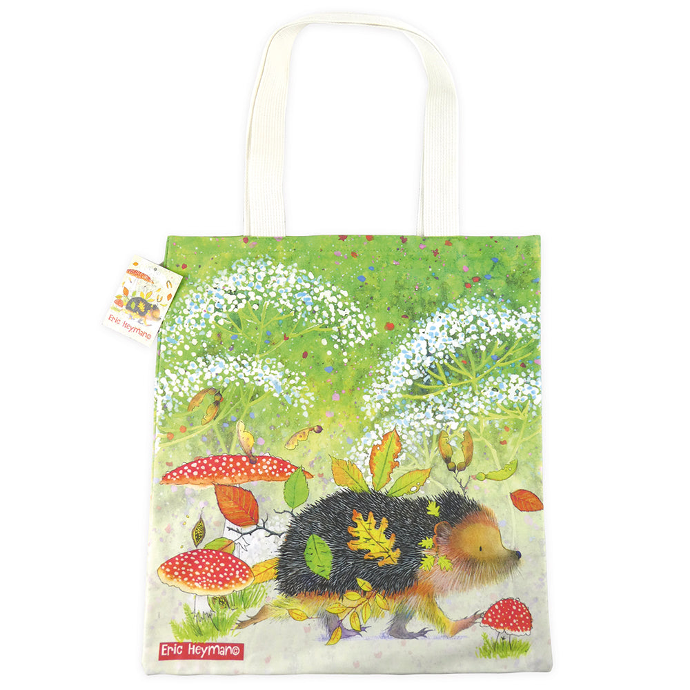 Emma Ball Hedgehog Canvas Tote Bag