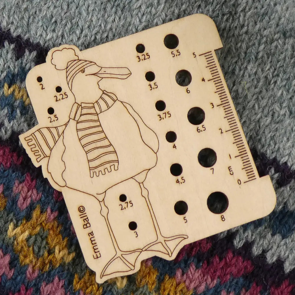 Emma Ball Seagulls in Beanies Needle Gauge