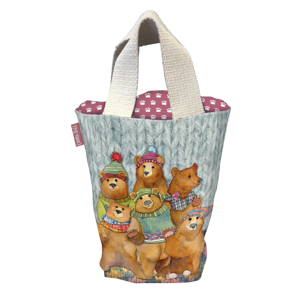 Emma Ball Woolly Bears Small Bucket Bag