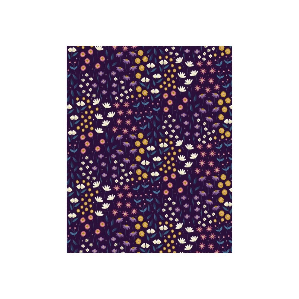 Enchanted Forest Fabric Sparkle Floral