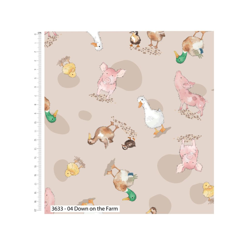 Farmyard Fabric Down on the Farm