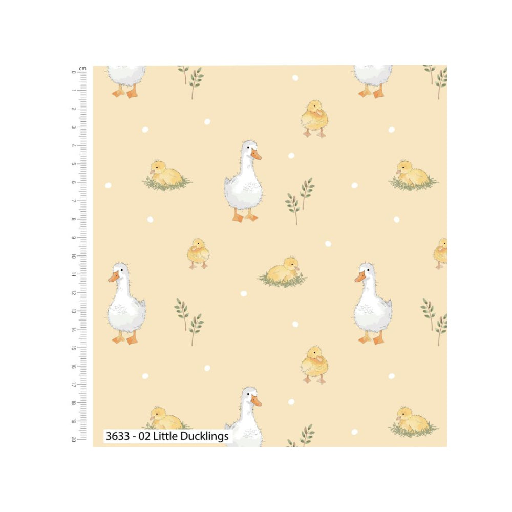 Farmyard Fabric Little Ducklings