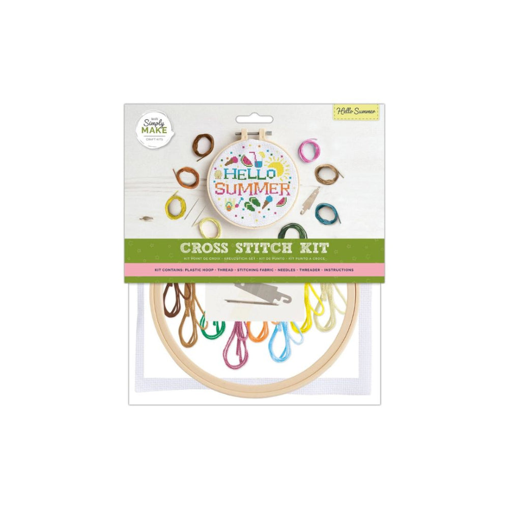Hello Summer Cross Stitch Kit