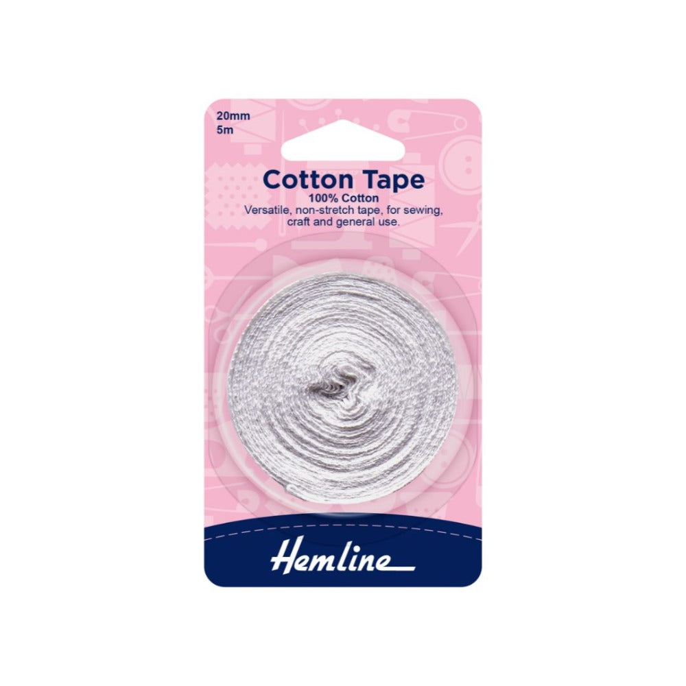 Hemline Cotton Tape 20 mm