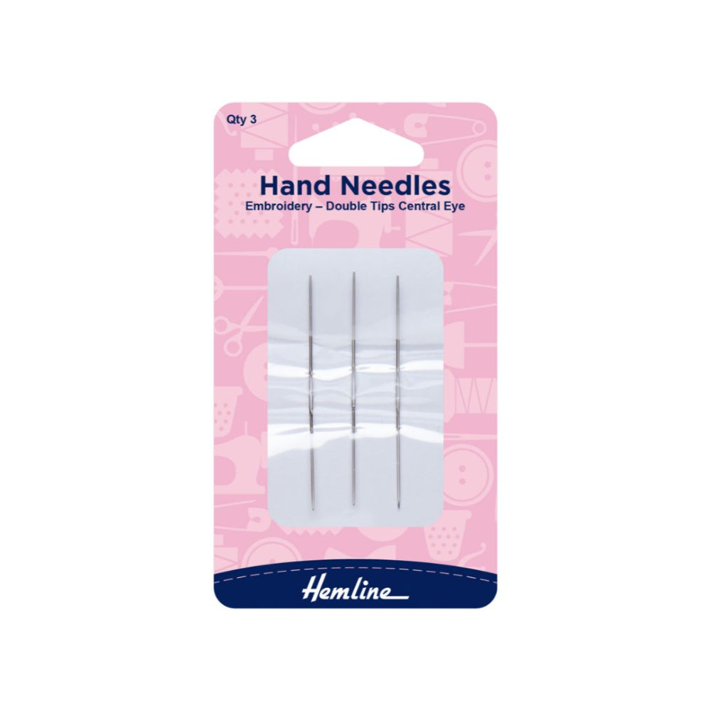 Hemline Embroidery Double Tip Needles