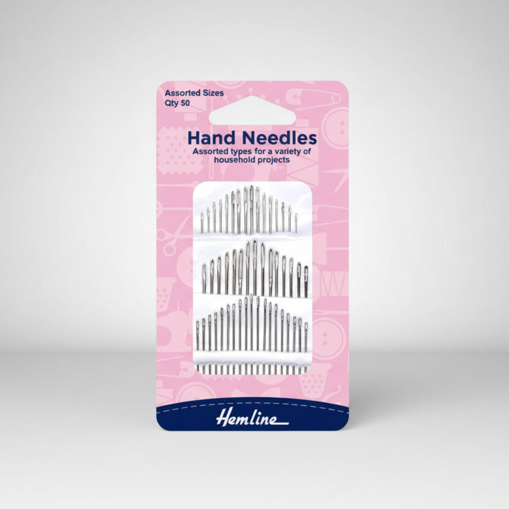 Hemline Hand Needles Assortment Pack of 50