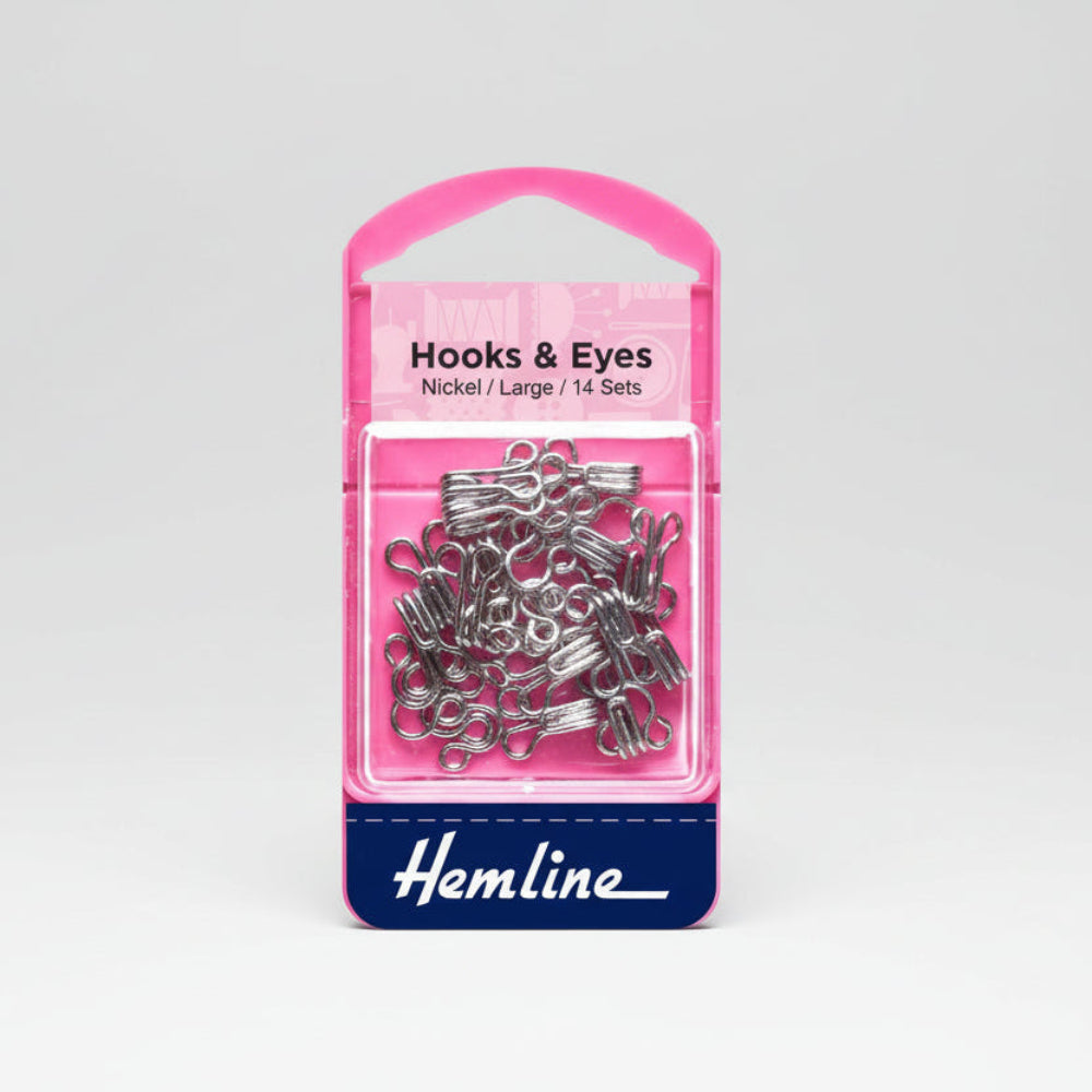 Hemline Hook and Eyes Size 3