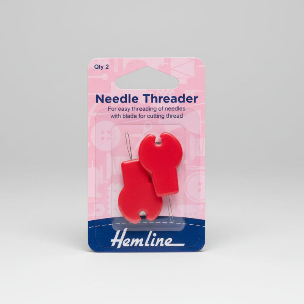 Hemline Needle Threader and Cutter Pack of 2