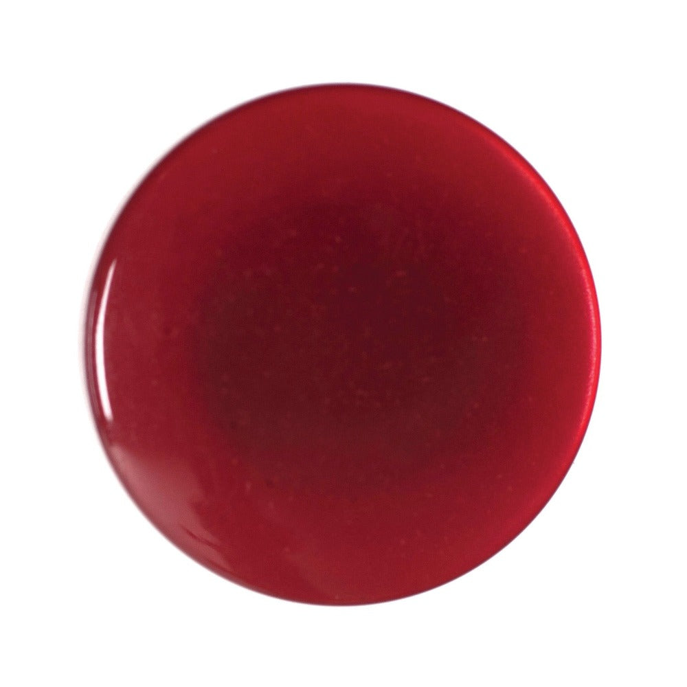 Hemline Pearlised Button Red Size 11.25 mm