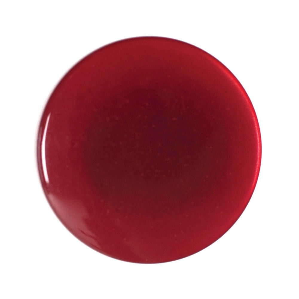 Hemline Pearlised Button Red Size 11.25 mm