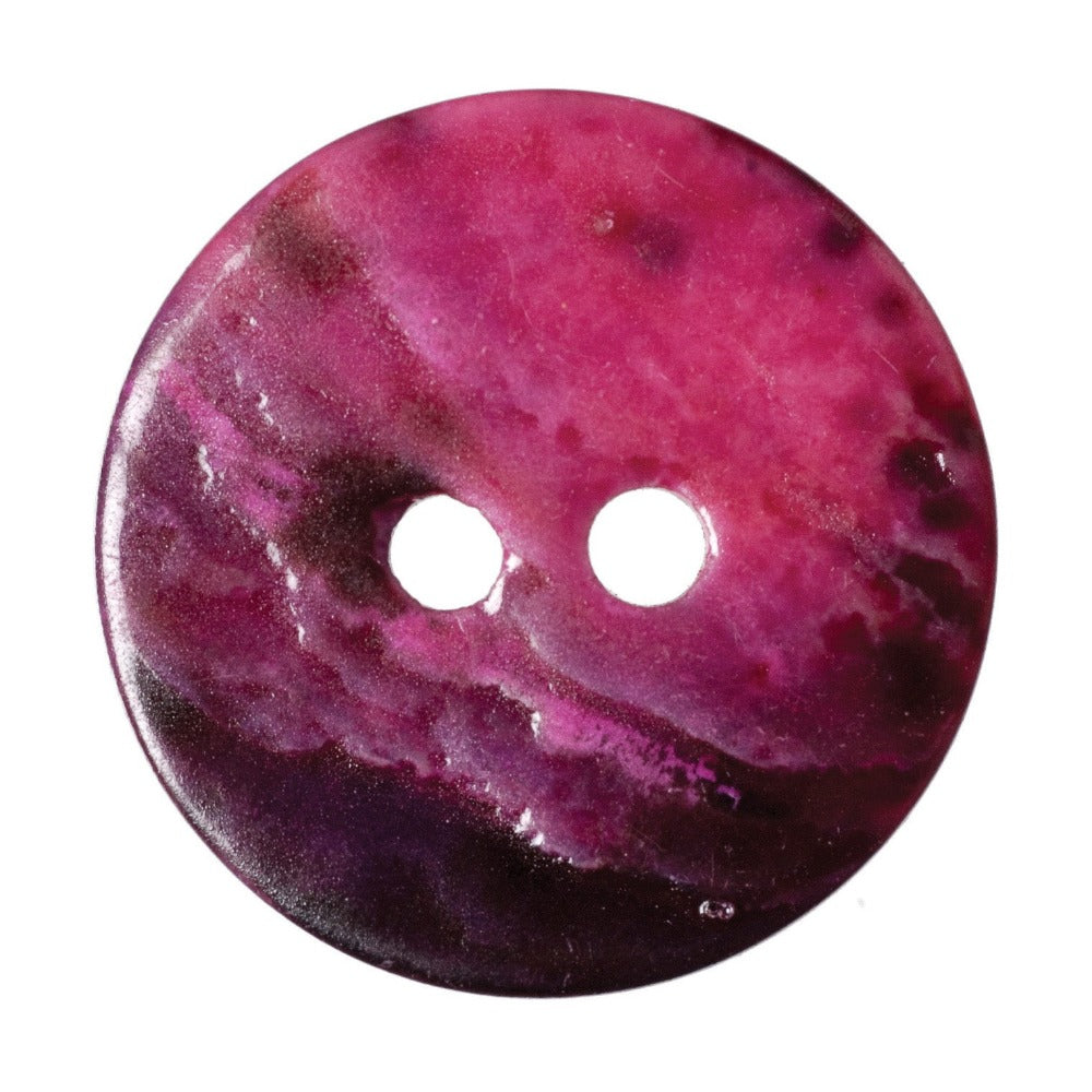 Hemline Shell Buttons 15 mm Pack of 5 Pink
