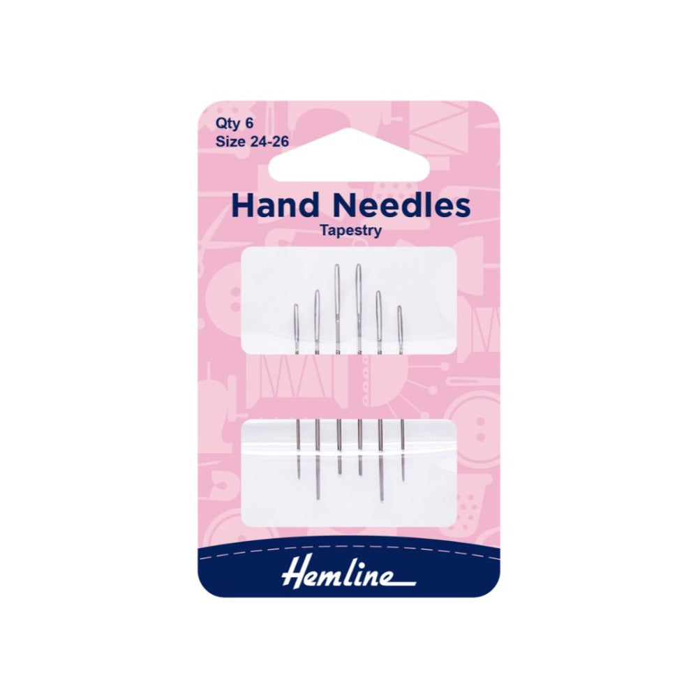 Hemline Tapestry Needles Size 24 to 28