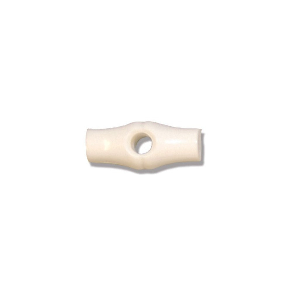 Hemline Toggle Buttons White