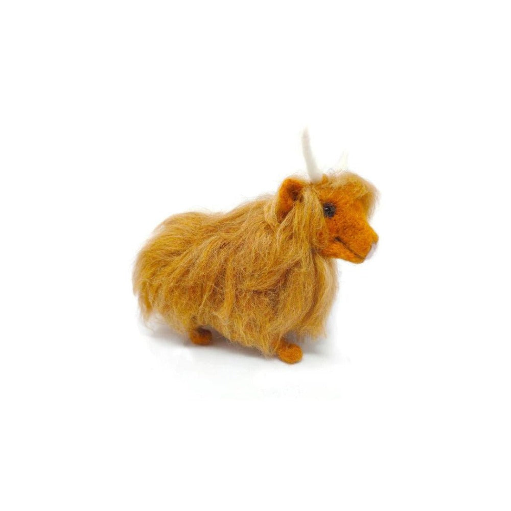 Highland Cow Needle Felting Kit