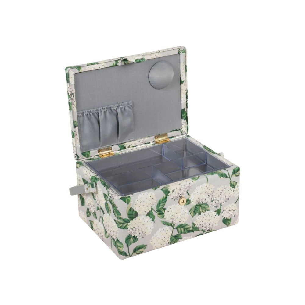 Hydrangea Sewing Box Inside