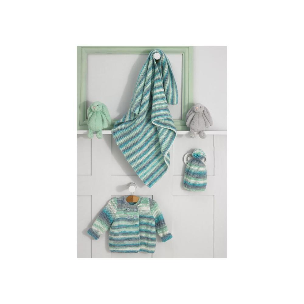 James C Brett Baby DK Knitting Pattern JB748