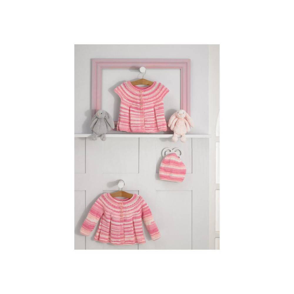 James C Brett Baby DK Knitting Pattern JB747