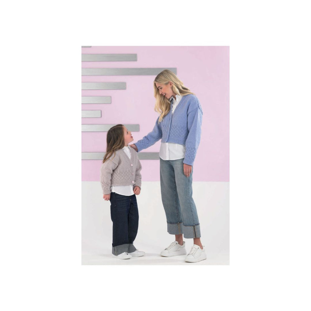 James C Brett Elegance DK Cardigan Knitting Pattern JB992