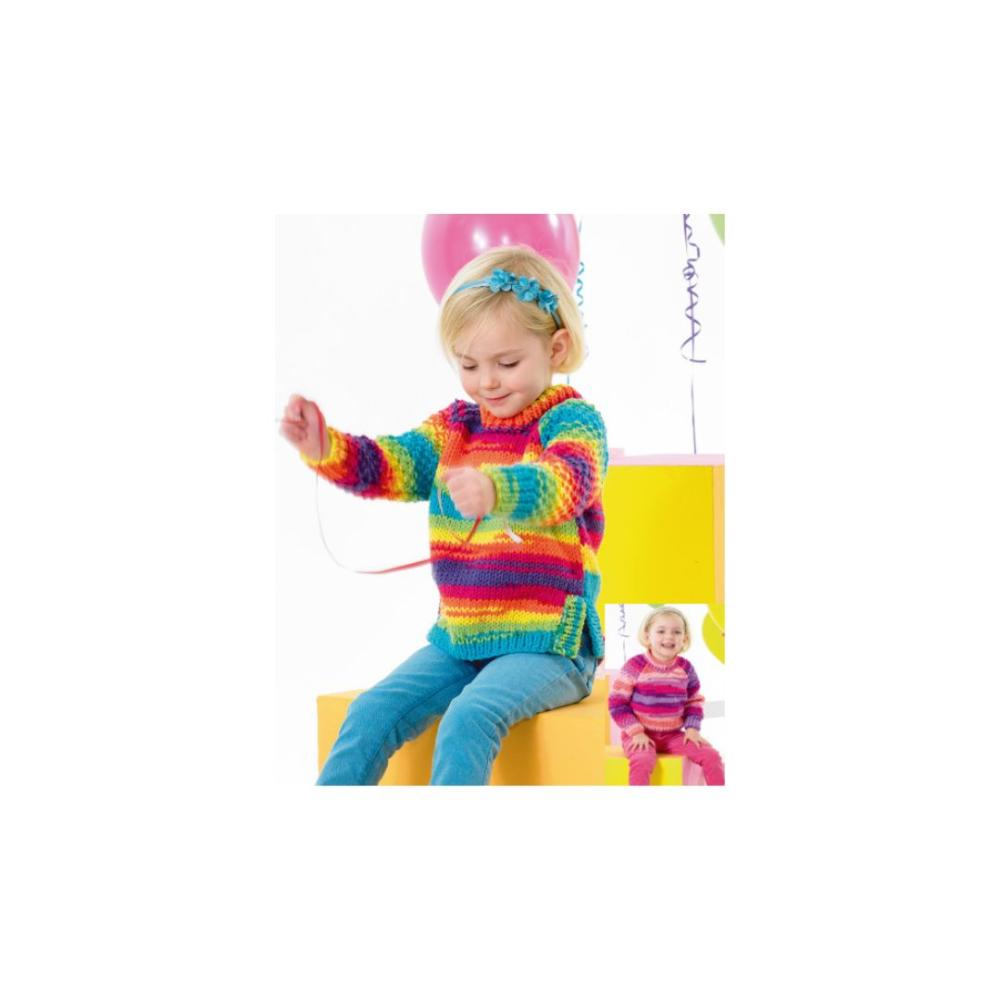 James C Brett Kids Chunky Knitting Pattern JB340