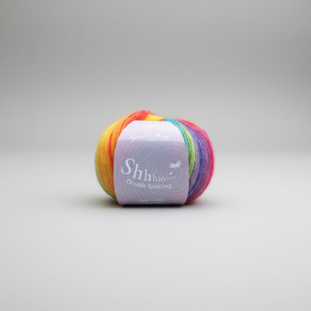 James C Brett Shhh Yarn - Self Striping Double Knit