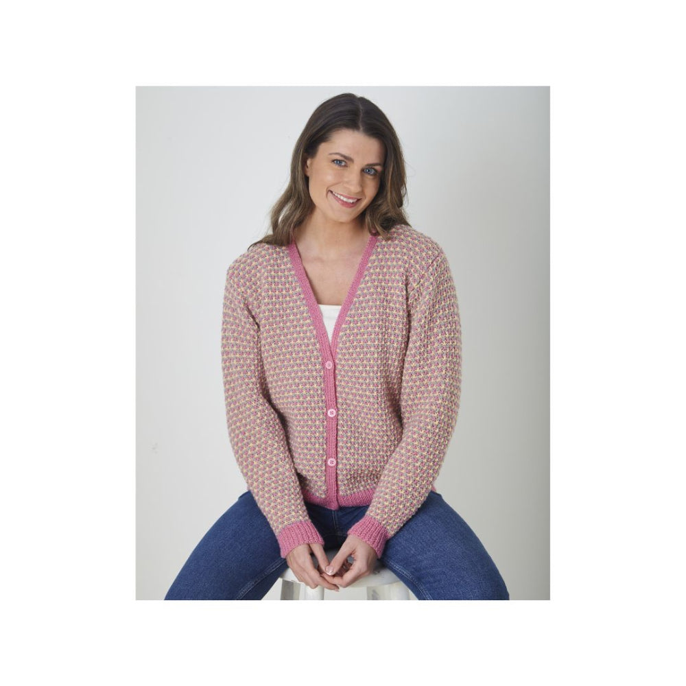King Cole 4 Ply Cardigan Knitting Pattern 6295