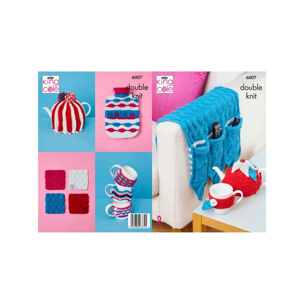 King Cole Accessory Knitting Pattern 6007