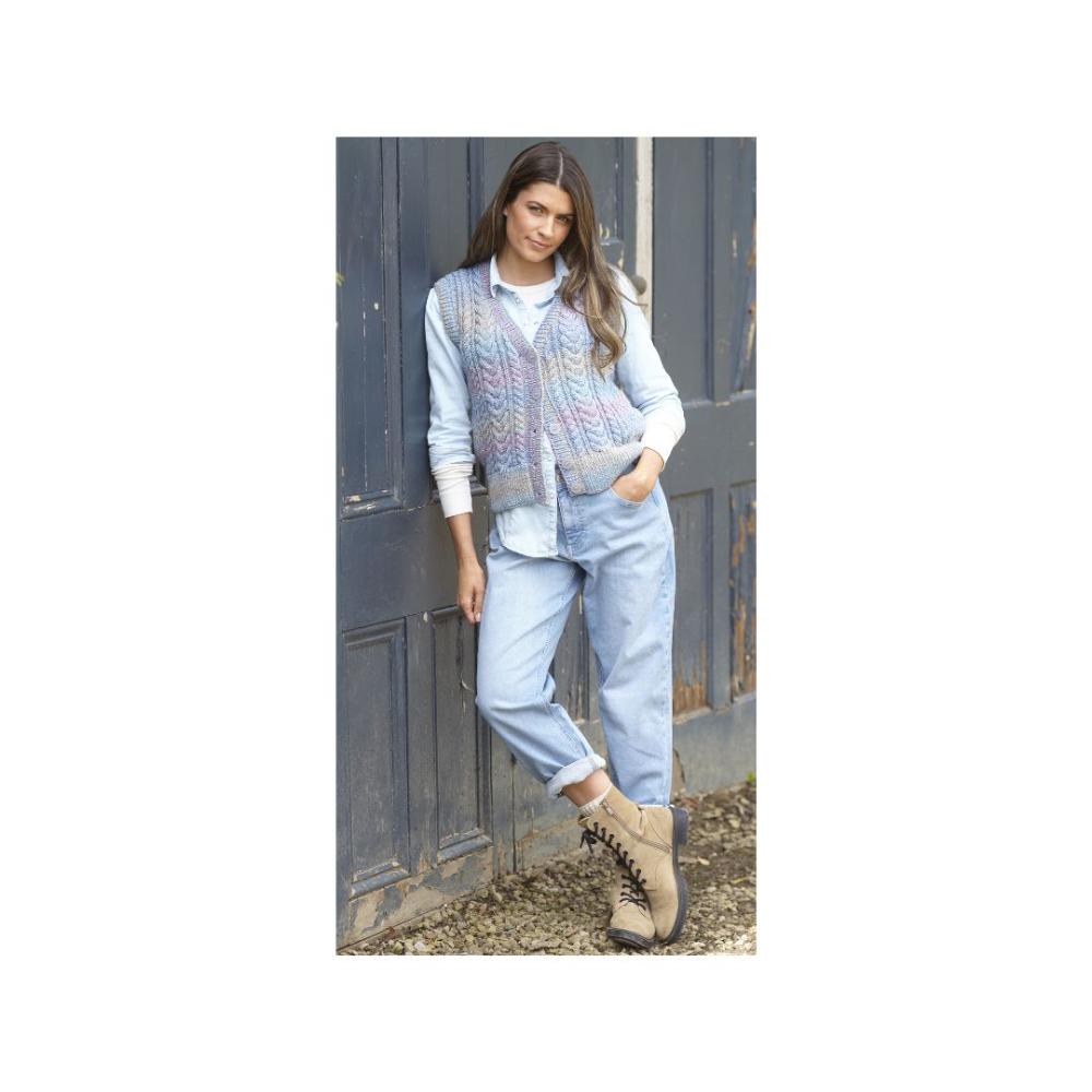 King Cole Aran Waistcoat Pattern 6224