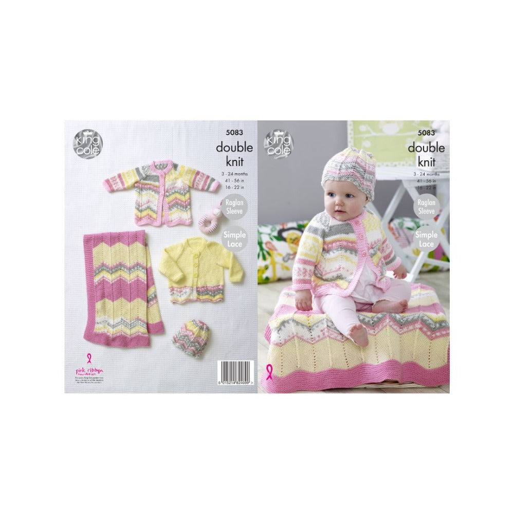 King Cole Baby DK Knitting Pattern 5083