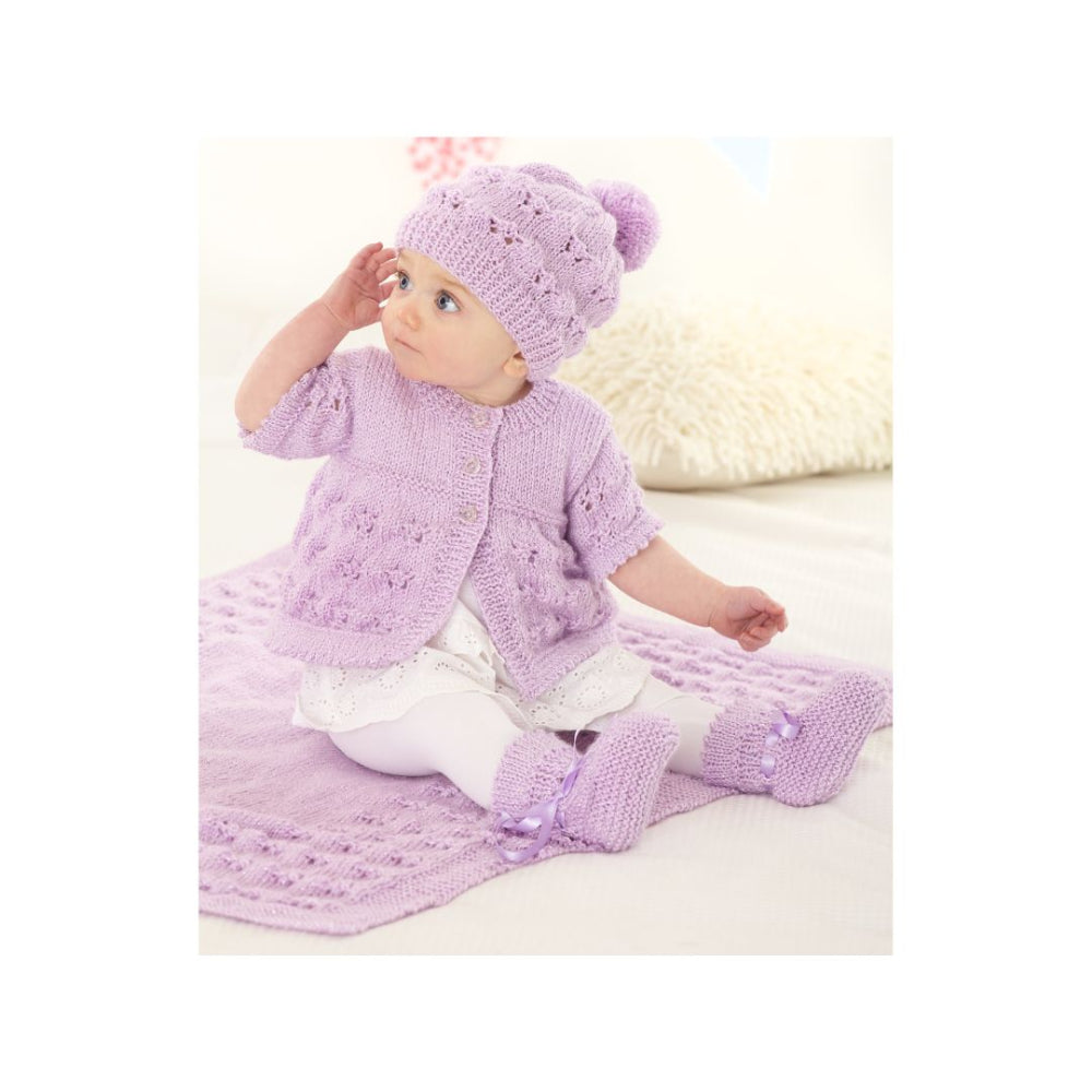 King Cole Baby Double Knit Knitting Pattern 6327
