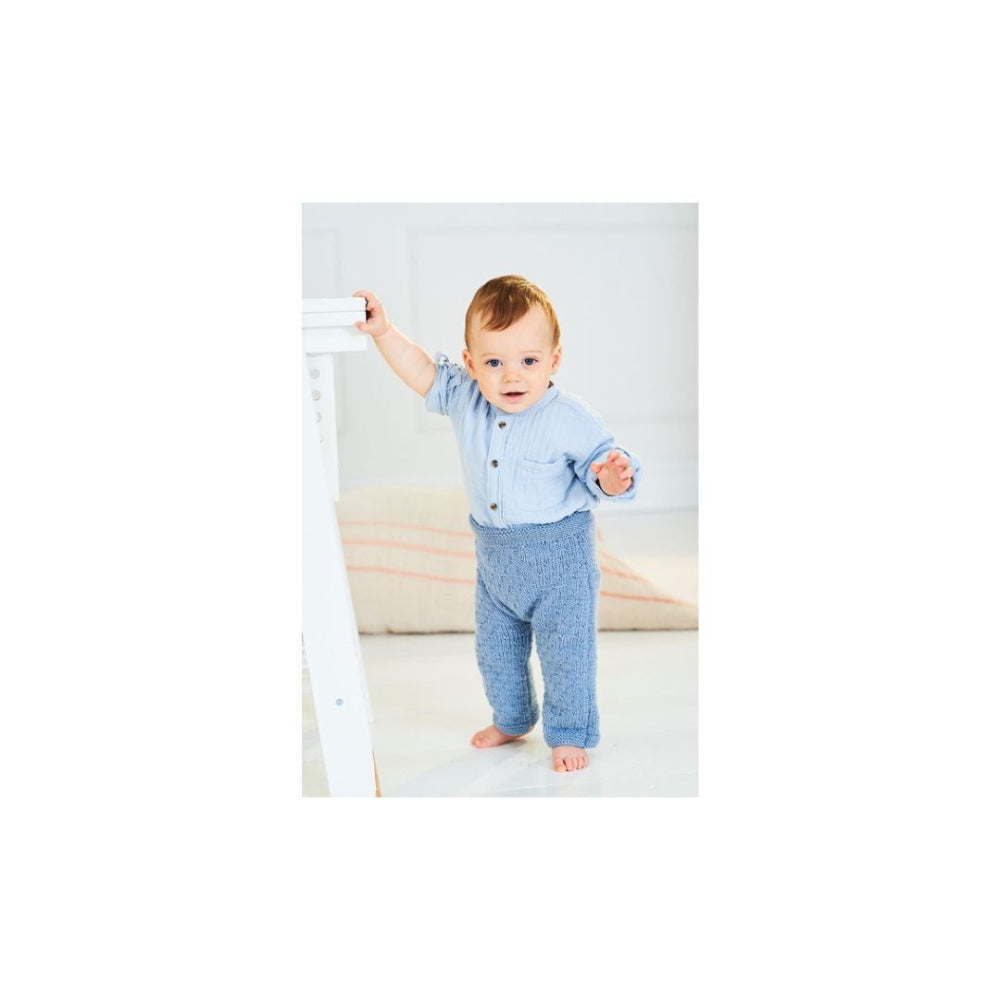 King Cole Baby Trousers DK Knitting Pattern 10241