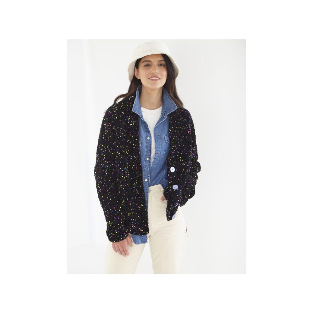 King Cole Chunky Cardigan Knitting Pattern 6254