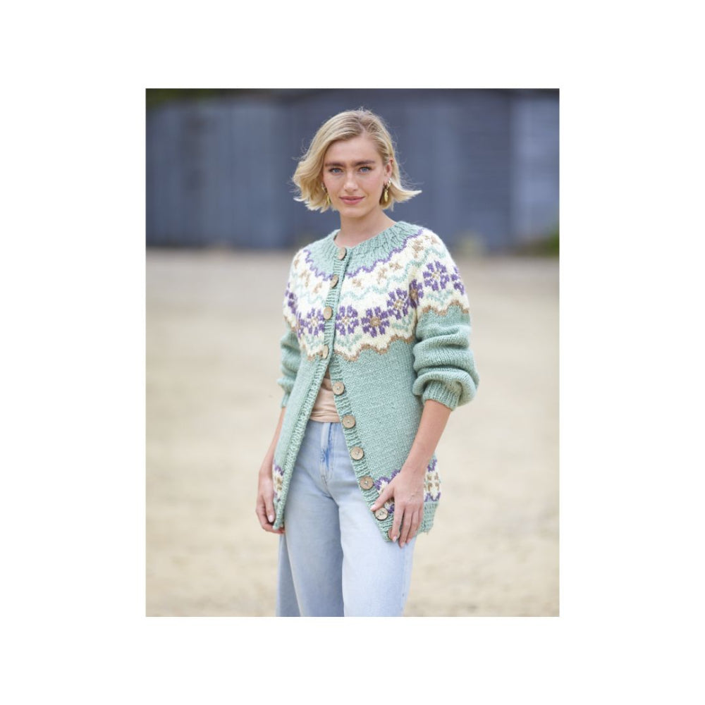 King Cole Chunky Cardigan Knitting Pattern 6413