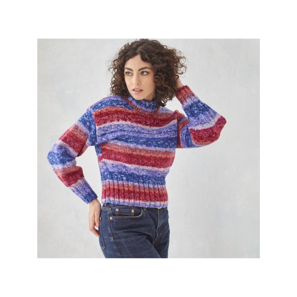 King Cole Easy Knit Chunky Sweater Pattern 6203