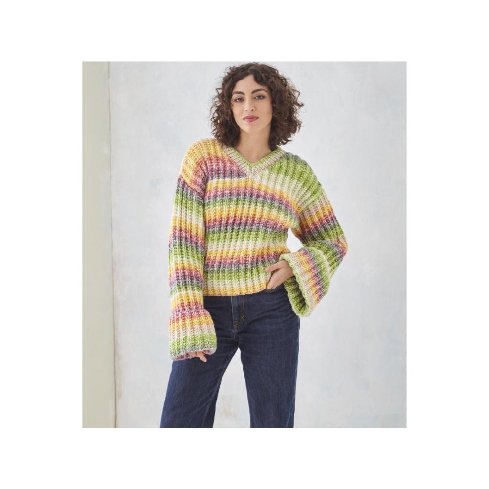 King Cole Chunky Sweater Knitting Pattern 6200