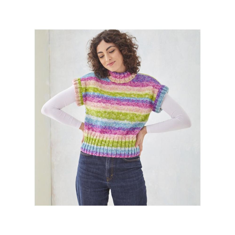 King Cole Chunky Slipover Knitting Pattern 6203