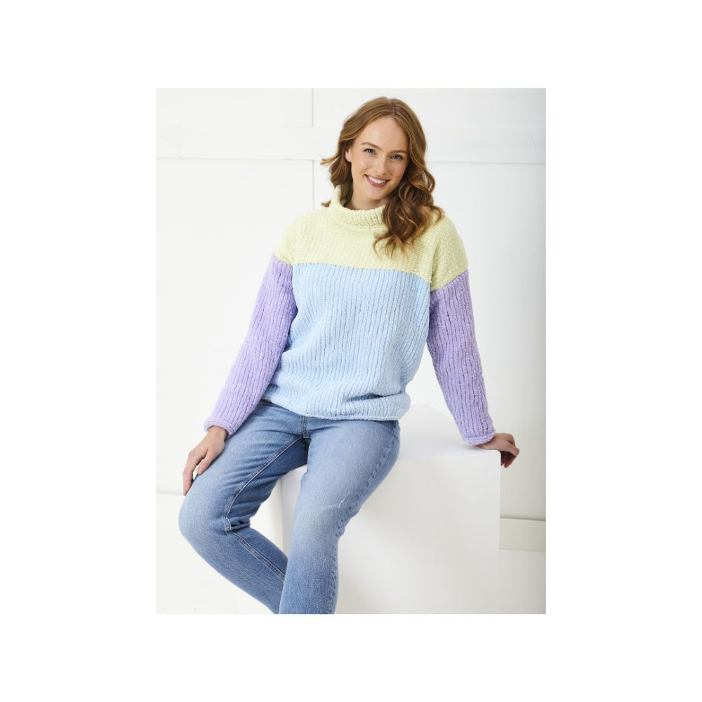 King Cole Chunky Sweater Knitting Pattern 6393