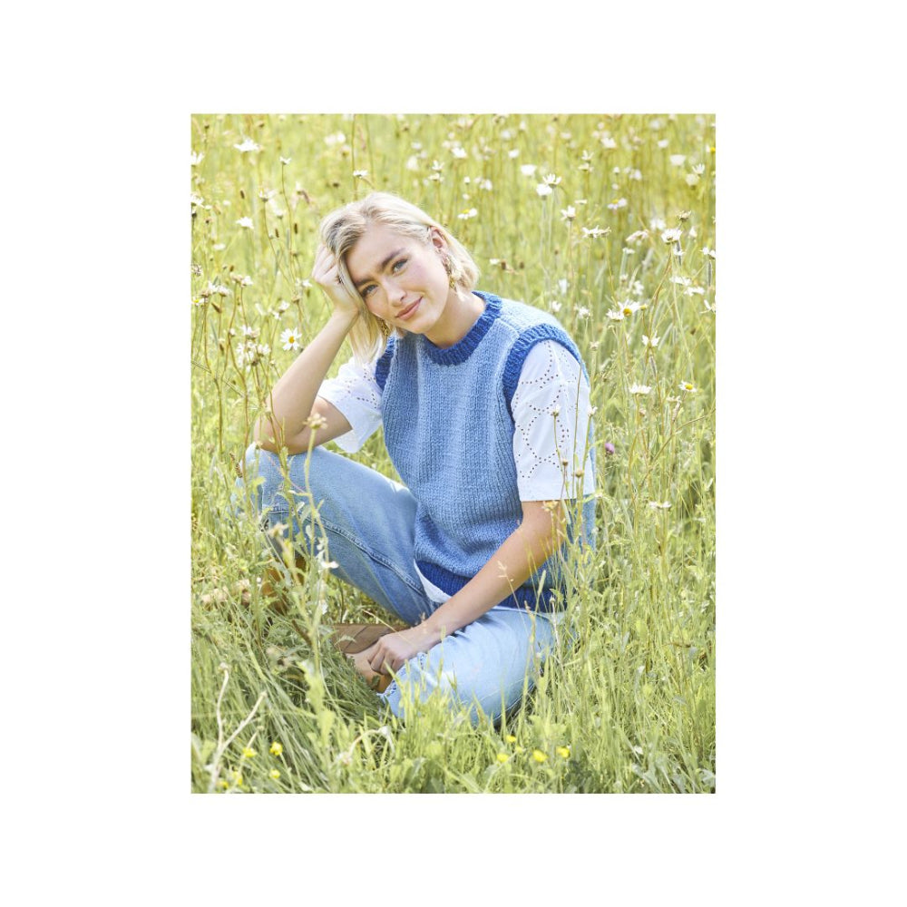 King Cole Chunky Tank Top Knitting Pattern 6408