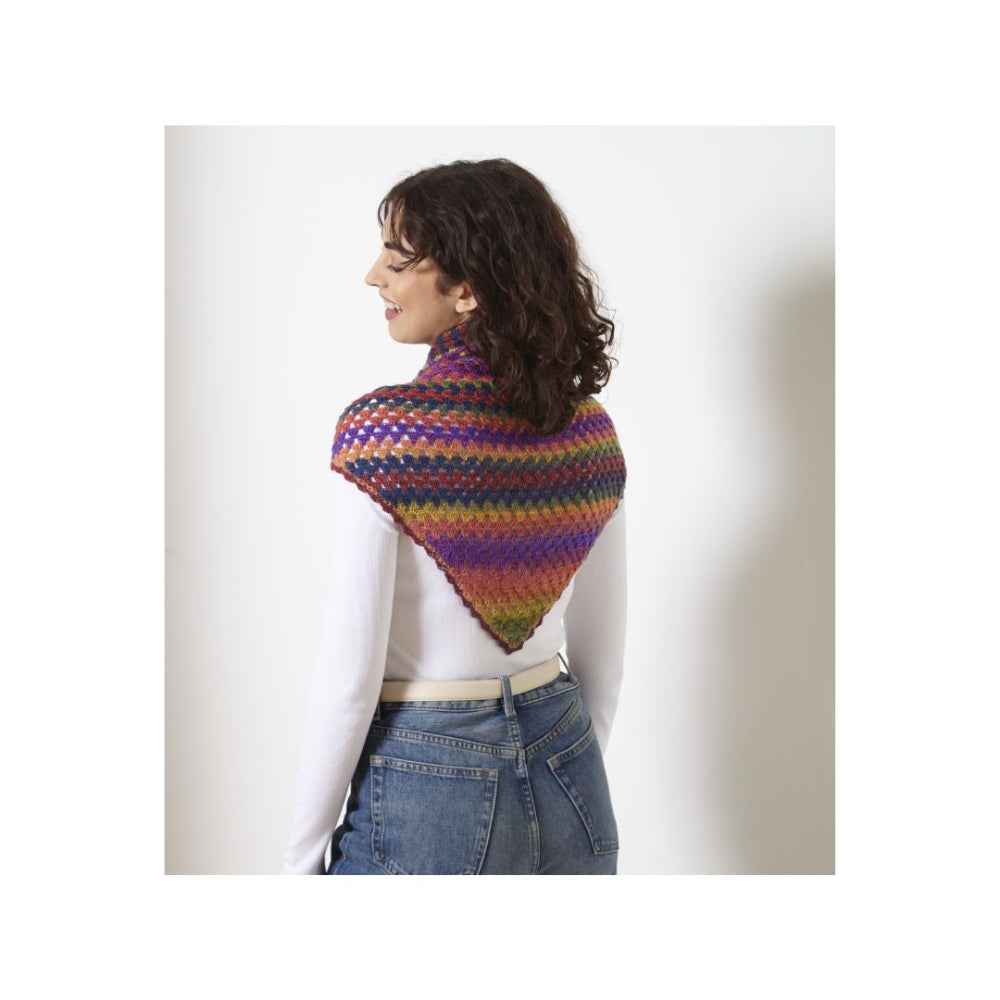 King Cole Crochet Shawl Pattern 6279