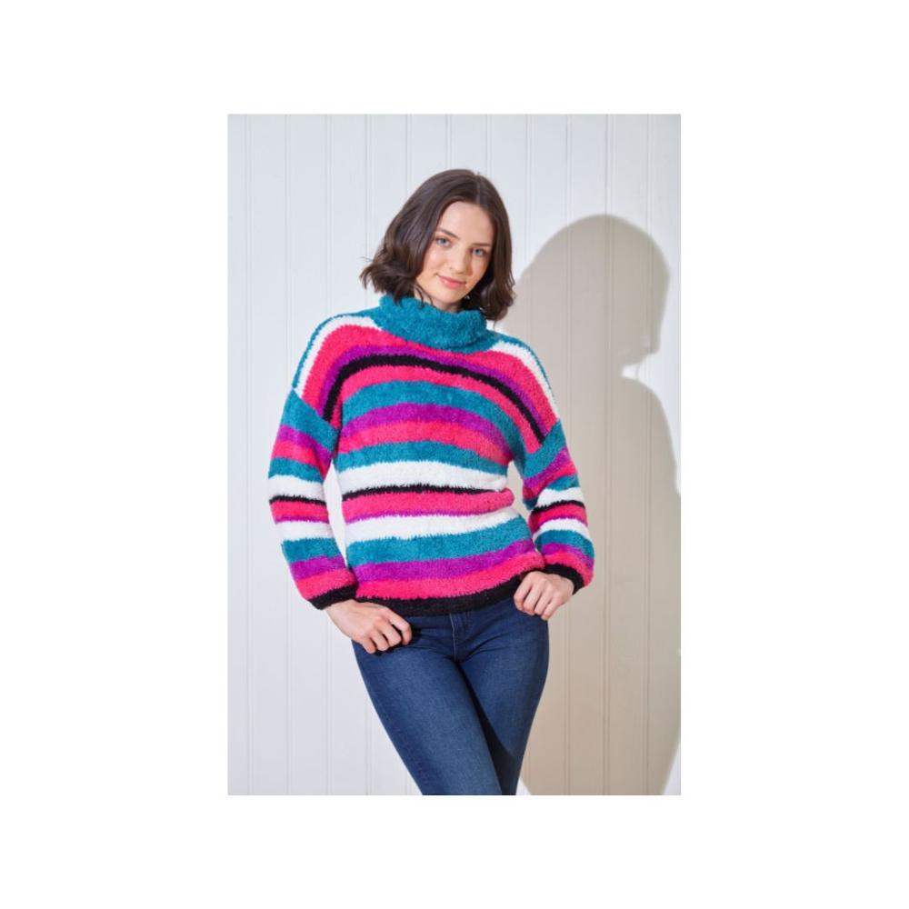 King Cole Sweater Knitting Pattern 6053