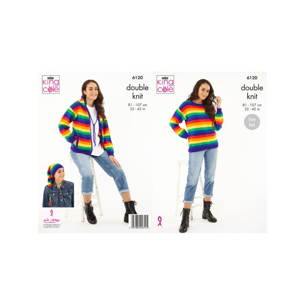 King Cole DK Knitting Pattern 6120